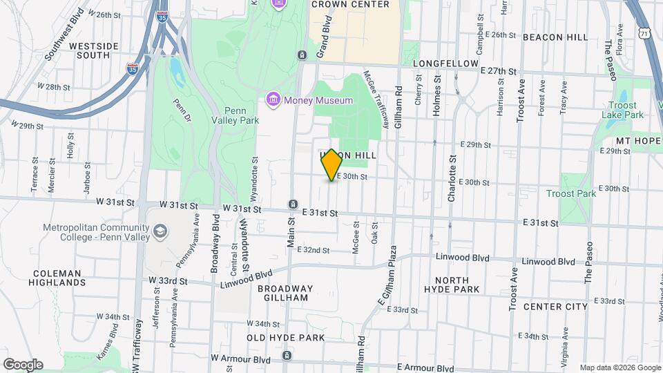 3011 Grand Ave Map and Location Details