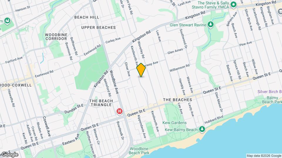 213 Kenilworth Ave Map and Location Details