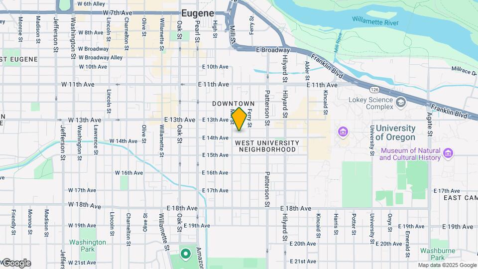 405 E 14th Ave Mapa y Detalles de la Ubicación