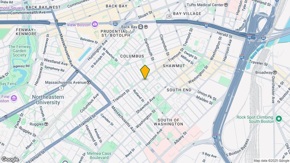 656 Tremont St Map and Location Details