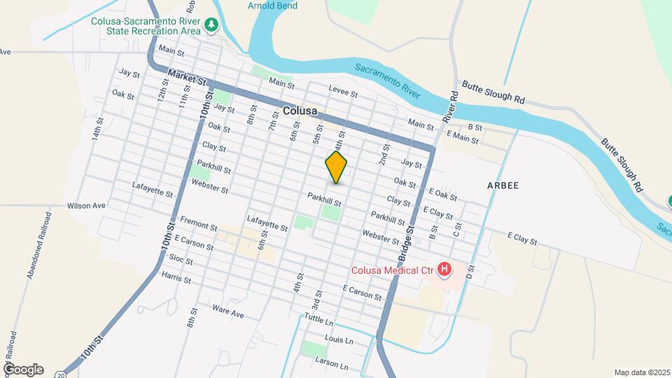 341 Clay St Map and Location Details