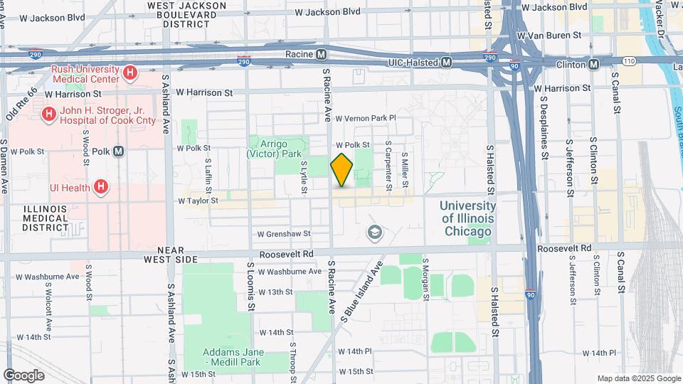 1144 W Taylor St Map and Location Details