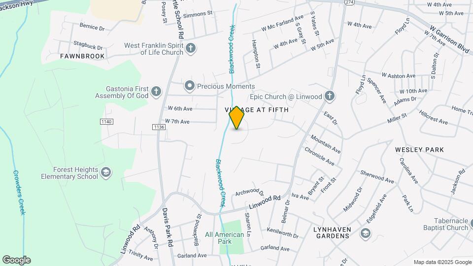 912 Sherman St Map and Location Details