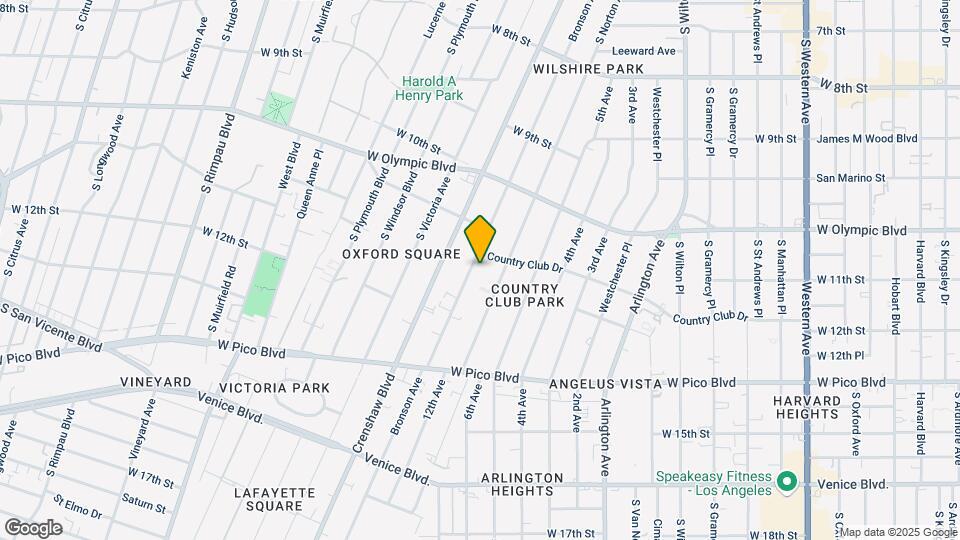 1138 S Bronson Ave Mapa y Detalles de la Ubicación