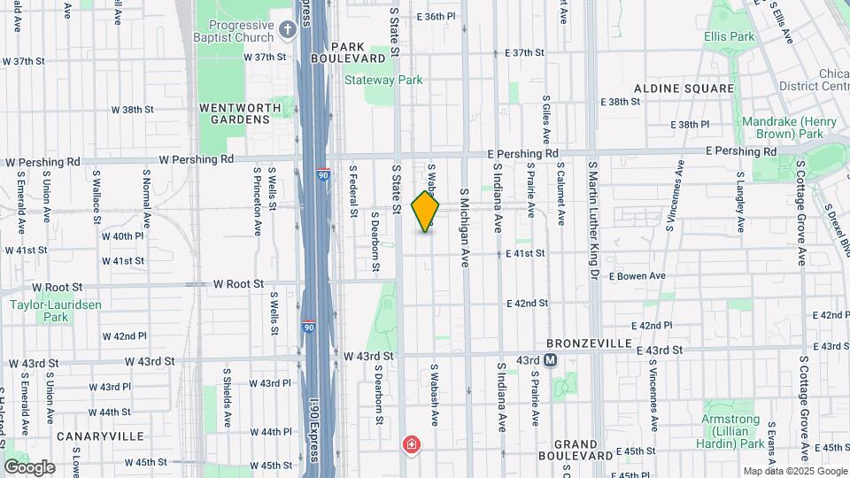 4040 S Wabash Ave Map and Location Details