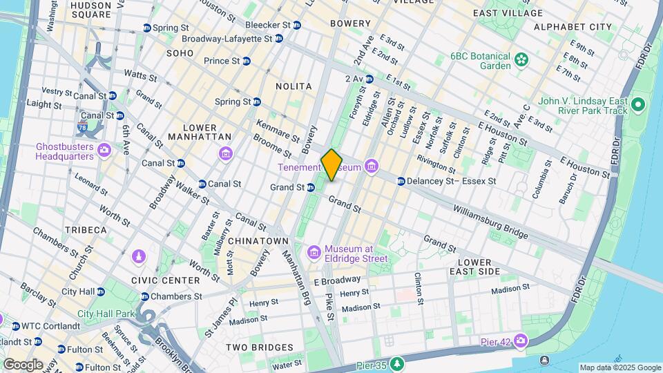 102 Forsyth St Mapa y Detalles de la Ubicación