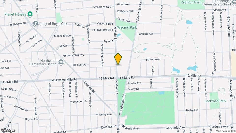 1868 N Main St Mapa y Detalles de la Ubicación