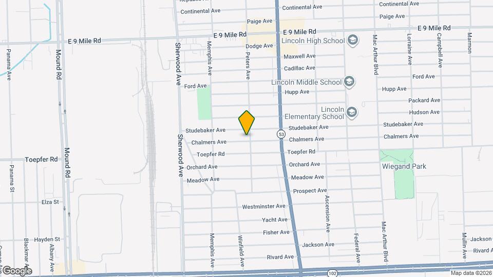7275 Chalmers Ave Mapa y Detalles de la Ubicación