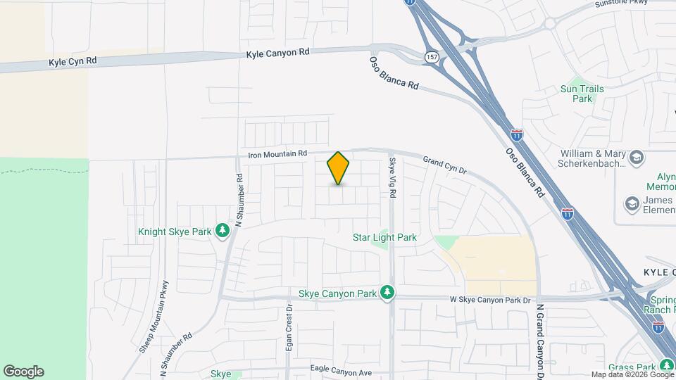 9013 Pinyon Bluff St Map and Location Details