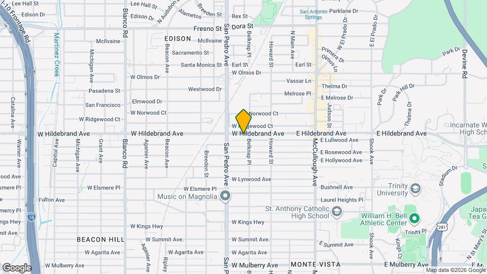 311 W Lullwood Ave Map and Location Details