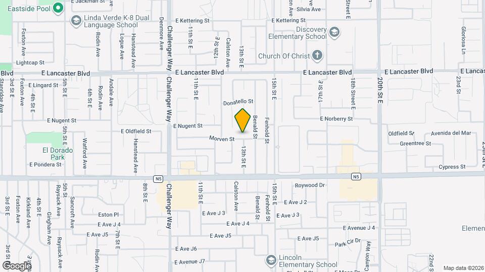 1253 Morven St Map and Location Details