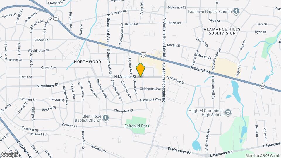 505 Brookline Dr Map and Location Details