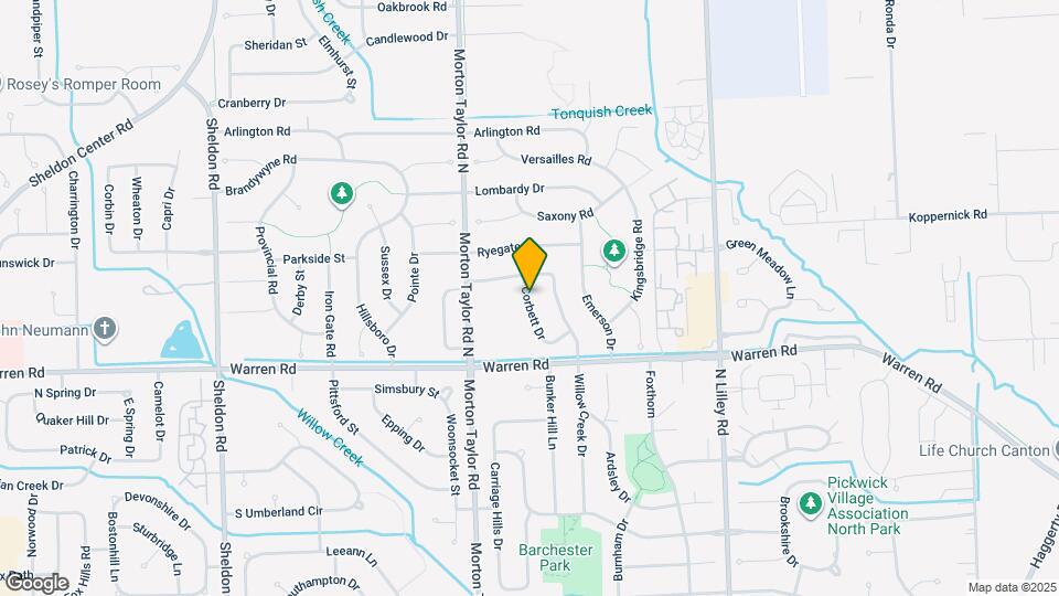 7550 Corbett Dr Map and Location Details