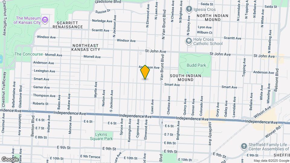 218 S Elmwood Ave Map and Location Details