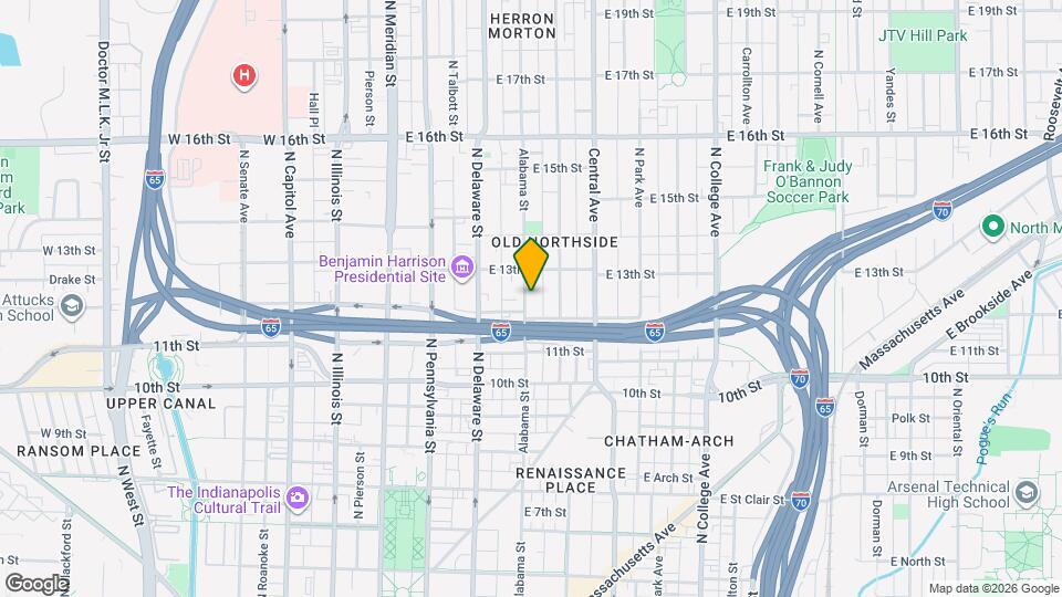 1219 Alabama St Map and Location Details