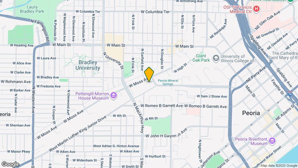 842-844 W Moss Ave Mapa y Detalles de la Ubicación