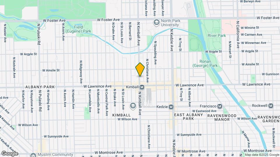 4837 N Kimball Ave Map and Location Details