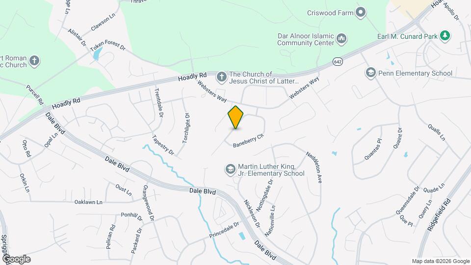 14119 Baneberry Cir Map and Location Details