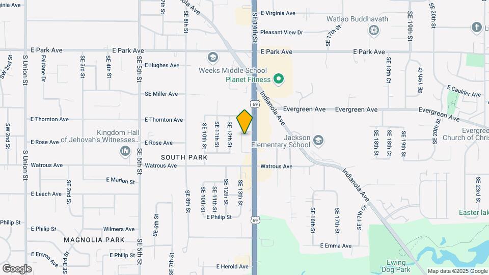 3718 SE 14th St Map and Location Details