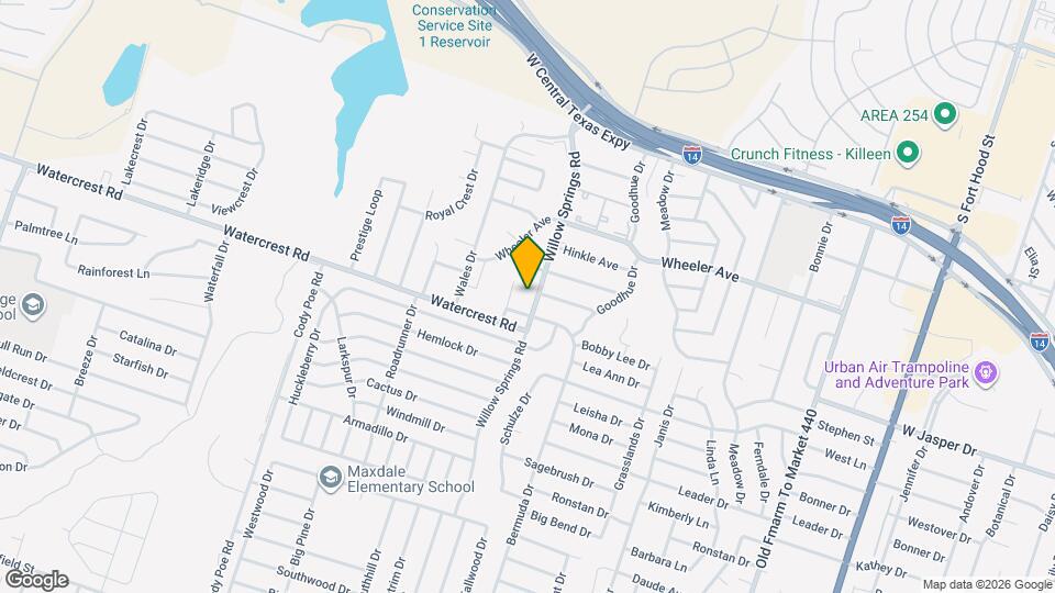 1305 Willow Springs Rd Map and Location Details