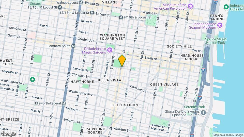 735 S 9th St Map and Location Details