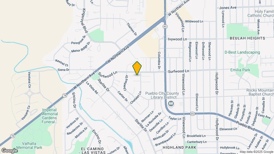 2105 Chatalet Ln Map and Location Details