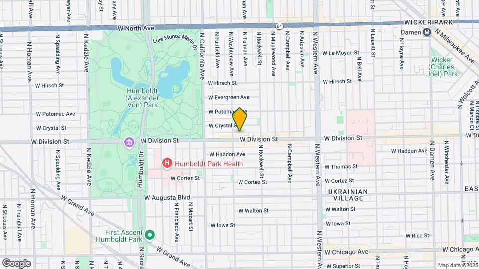 2646 W Division St Map and Location Details