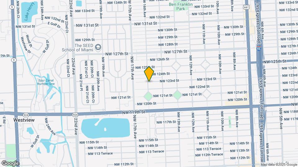 1590 NW 123rd St Map and Location Details