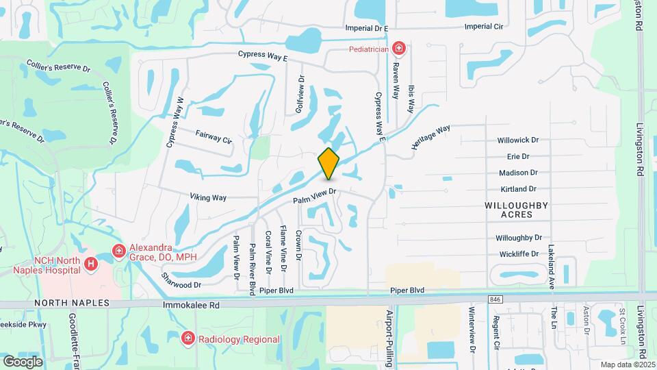 819 Palm View Dr Map and Location Details