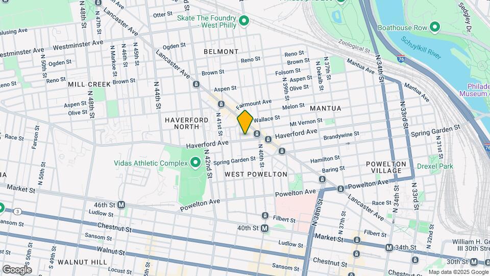 4021 Haverford Ave Mapa y Detalles de la Ubicación
