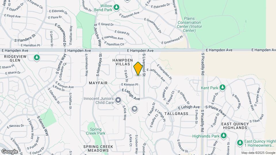 3673 S Lisbon Ct Map and Location Details