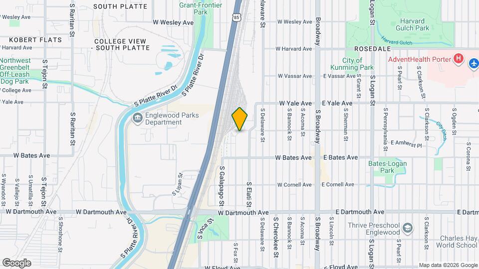 570 W Amherst Ave Map and Location Details