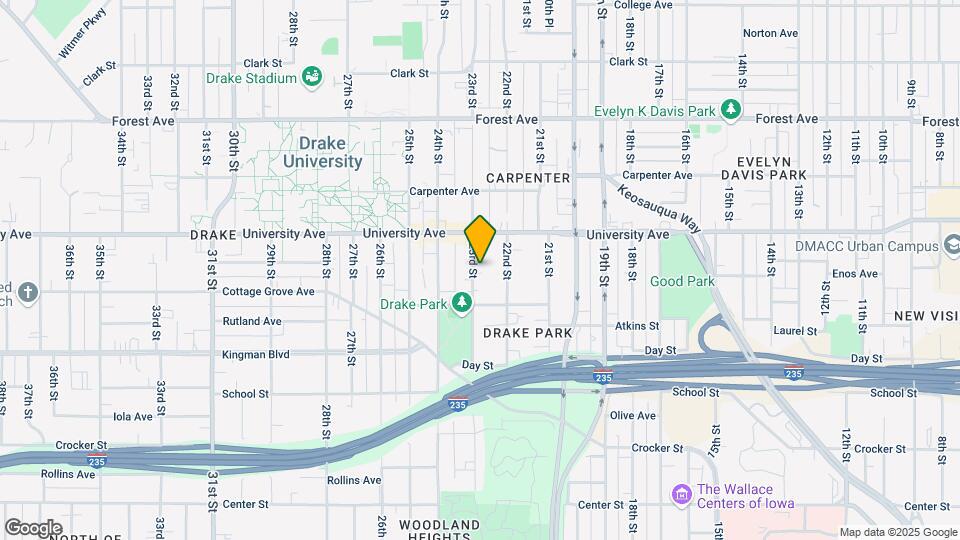 1135 23rd St Map and Location Details