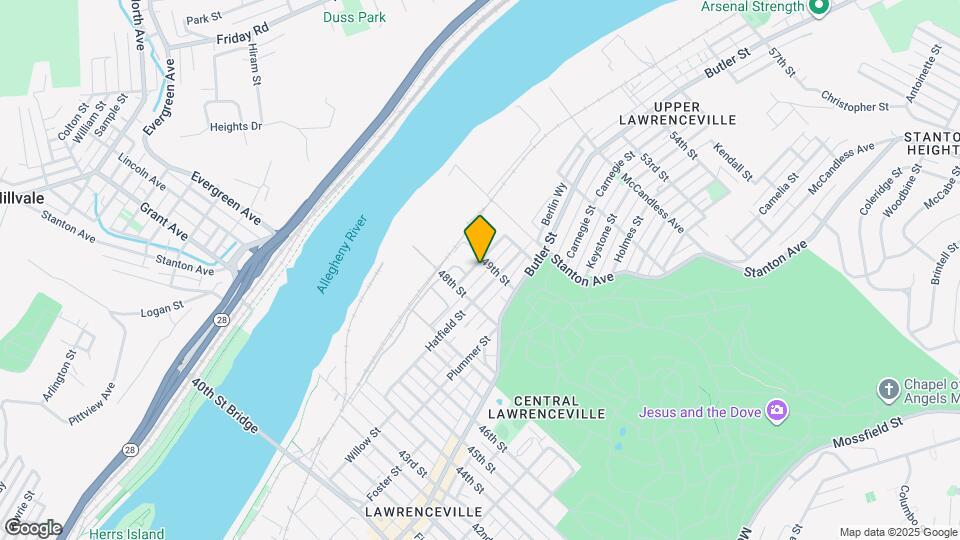 5330 Butler St Map and Location Details