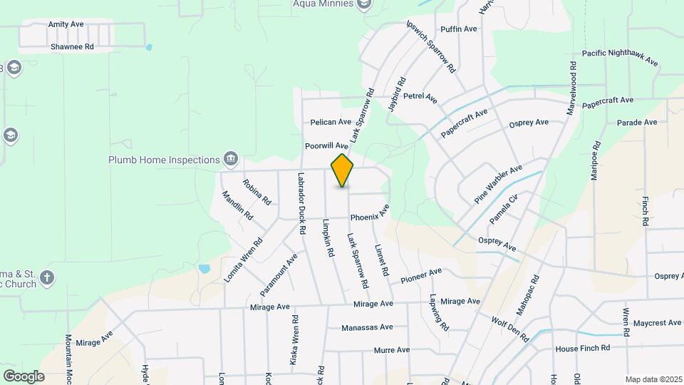 12017 Lark Sparrow Rd Map and Location Details
