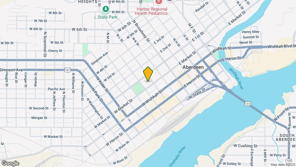 308 W Market St. Mapa y Detalles de la Ubicación