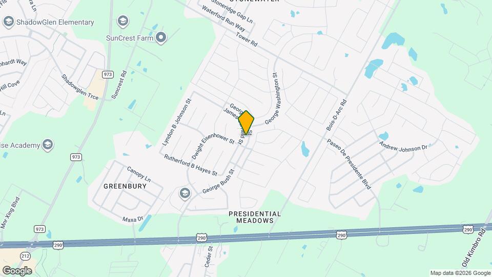 13713 James Garfield St Map and Location Details