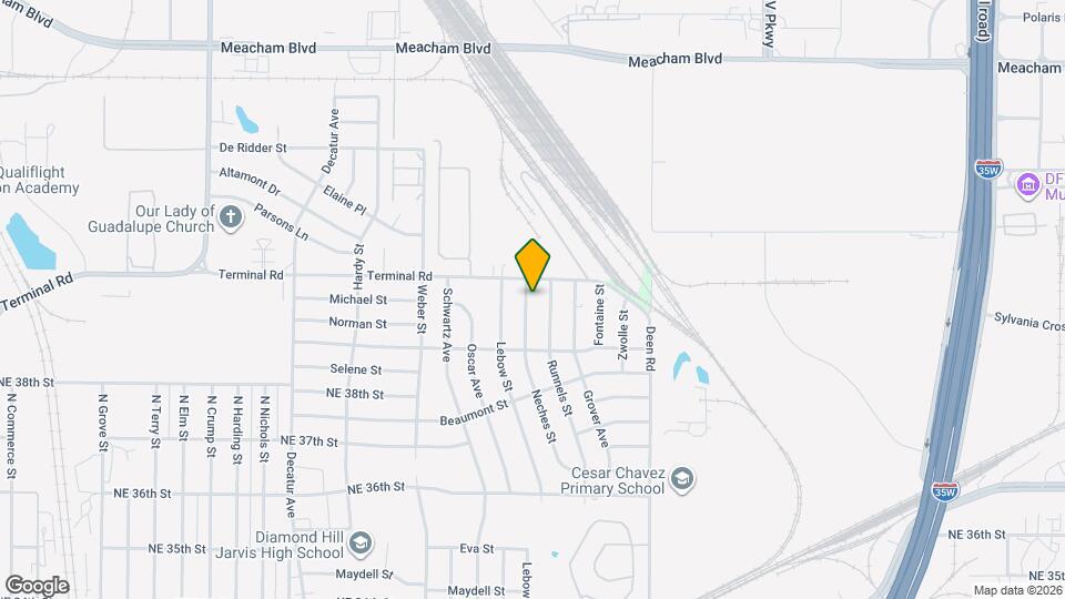 4040 Neches St Map and Location Details