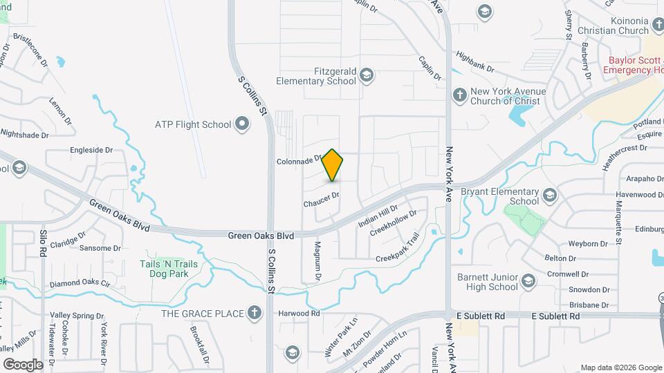 1422 Beckwith Dr Mapa y Detalles de la Ubicación