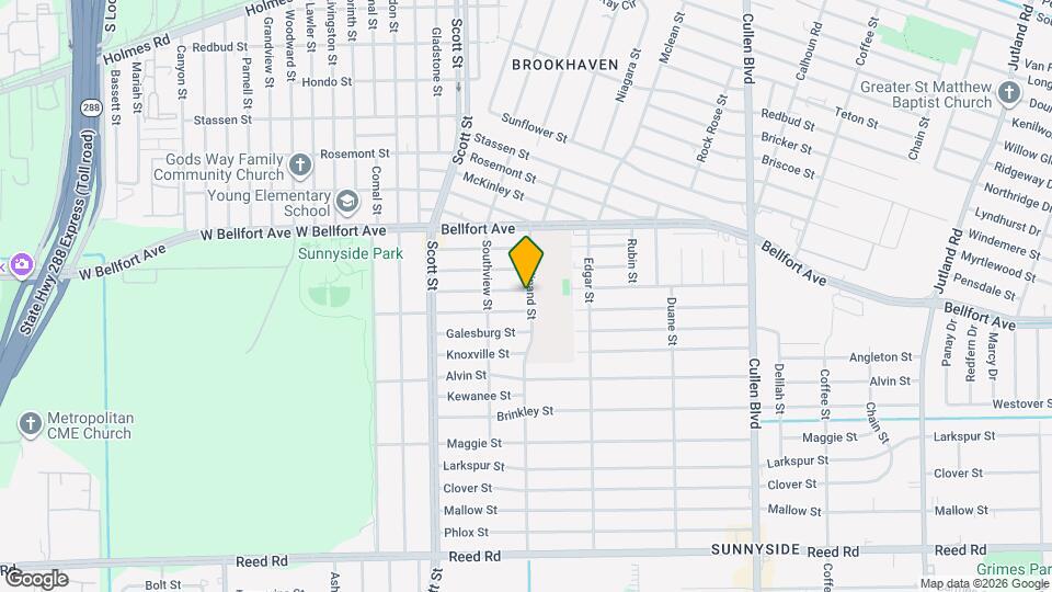 4238 Aledo St Map and Location Details
