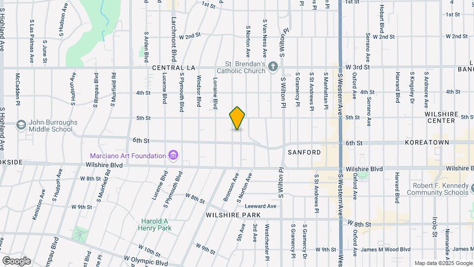 532 S Irving Blvd, Unit Garden Cottage Mapa y Detalles de la Ubicación