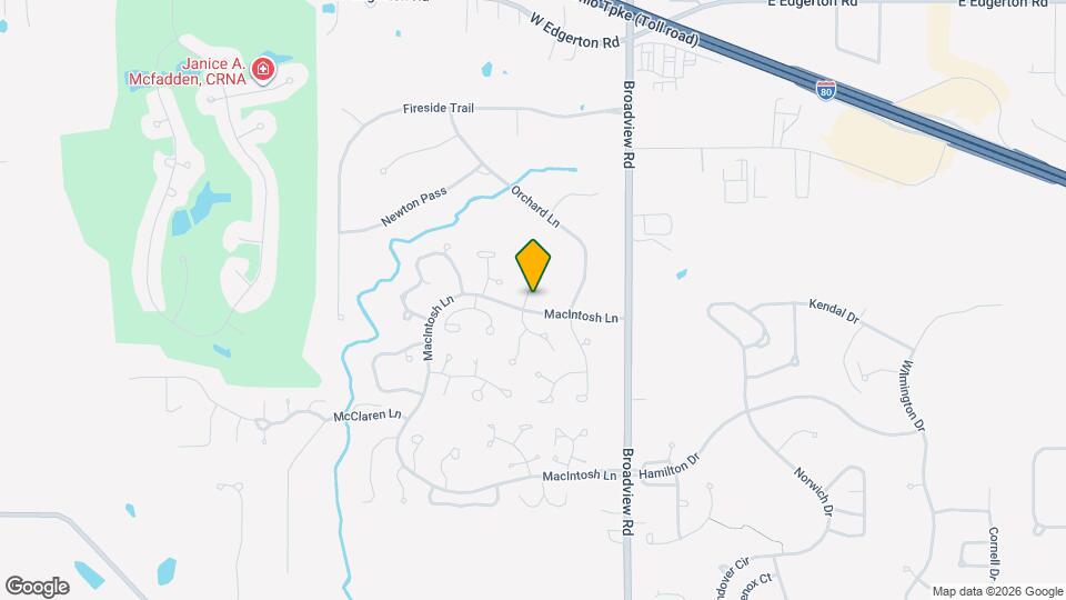 1305 Fieldstone Ct Map and Location Details