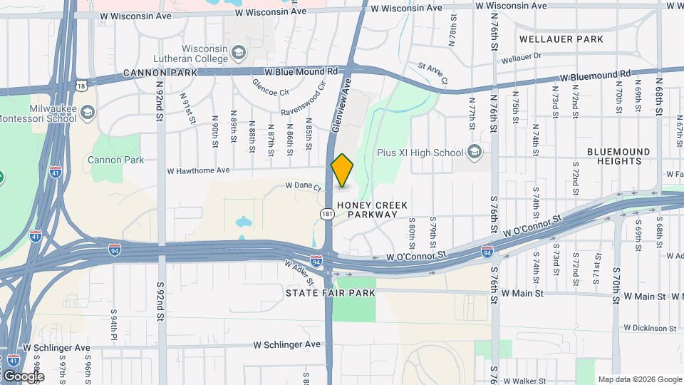 8327 W Dana St, Unit 8327 Dana St. Upper Map and Location Details