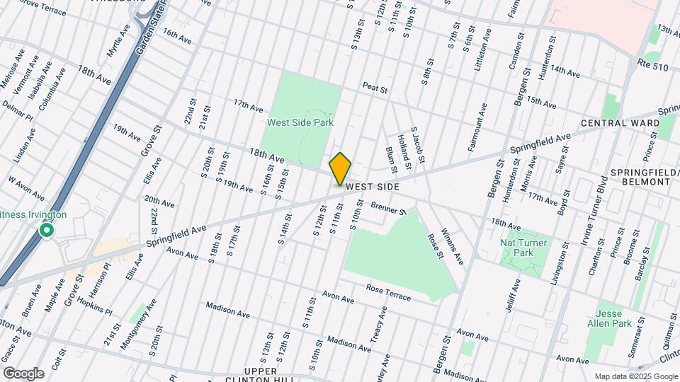 550 Springfield Ave Map and Location Details