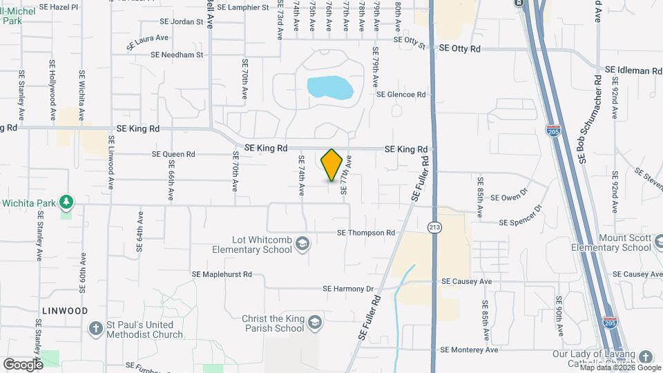 10722 SE 75th Ave Mapa y Detalles de la Ubicación