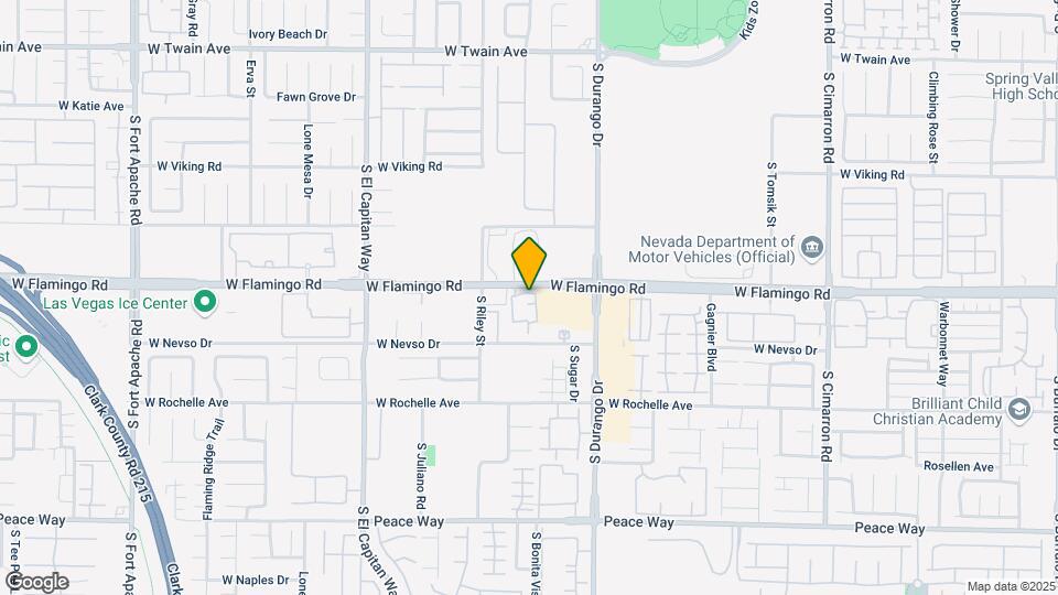 8725 W Flamingo Rd Mapa y Detalles de la Ubicación