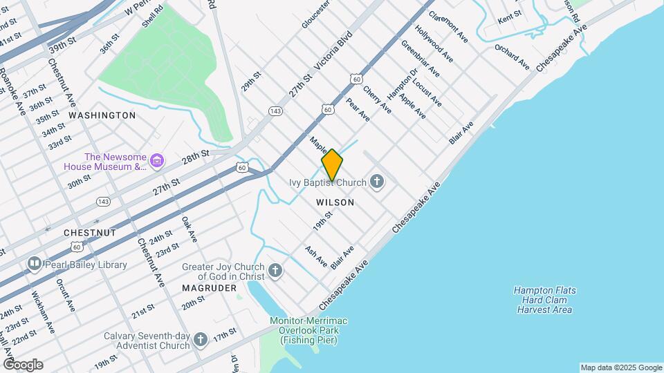 123 Poplar Ave Mapa y Detalles de la Ubicación