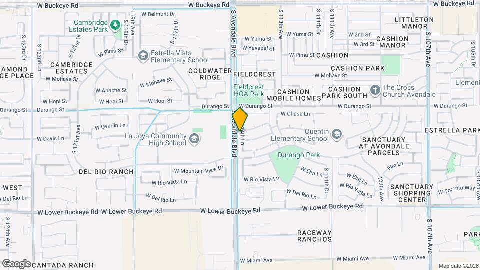 2214 S 114th Ln Mapa y Detalles de la Ubicación