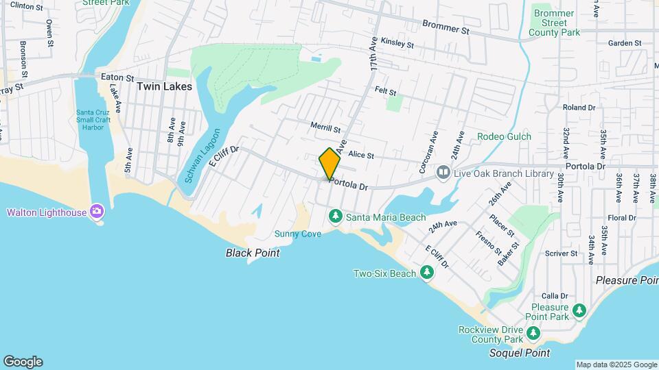 21661 E Cliff Dr Mapa y Detalles de la Ubicación