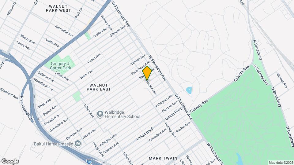 5458 Harney Ave Mapa y Detalles de la Ubicación